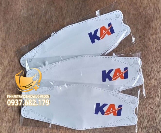 In logo khẩu trang y tế KF94 thương hiệu KAI Group tại TPHCM