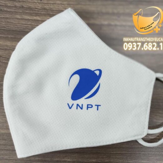 Khẩu trang vải in logo tập đoàn VNPT