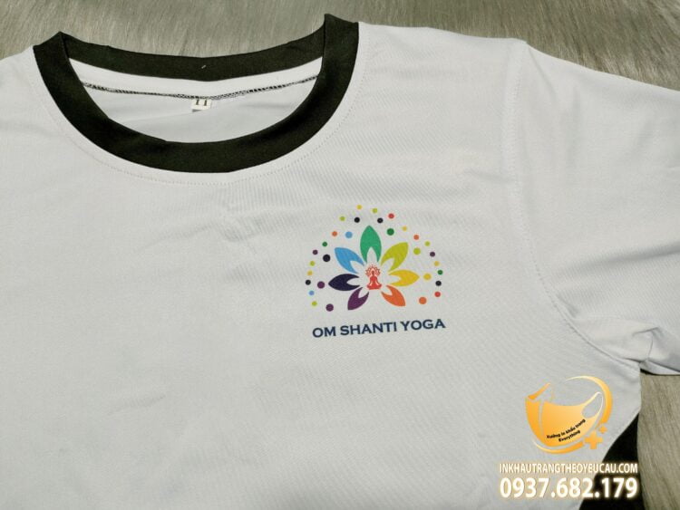 Cổ áo đồng phục pt Om Shanti Yoga