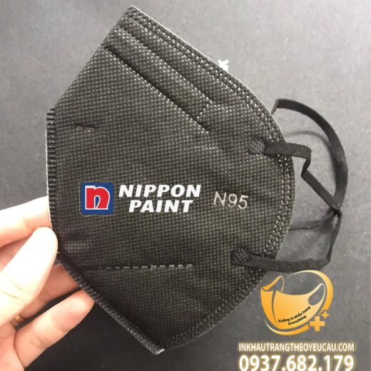 Khẩu trang y tế N95 in logo Sơn Nippon Paint Việt Nam