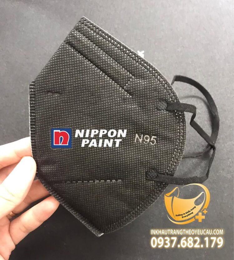 Khẩu trang y tế N95 in logo Sơn Nippon Paint Việt Nam