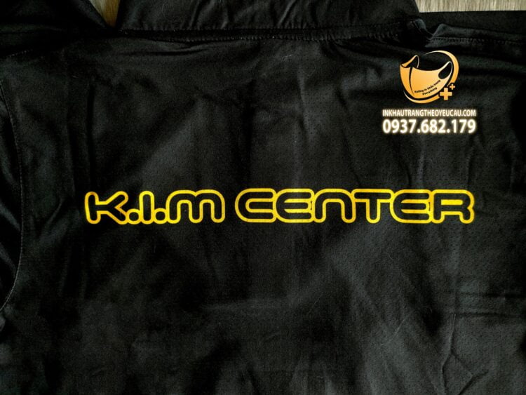 logo ngực áo đồng phục PT K.I.M center
