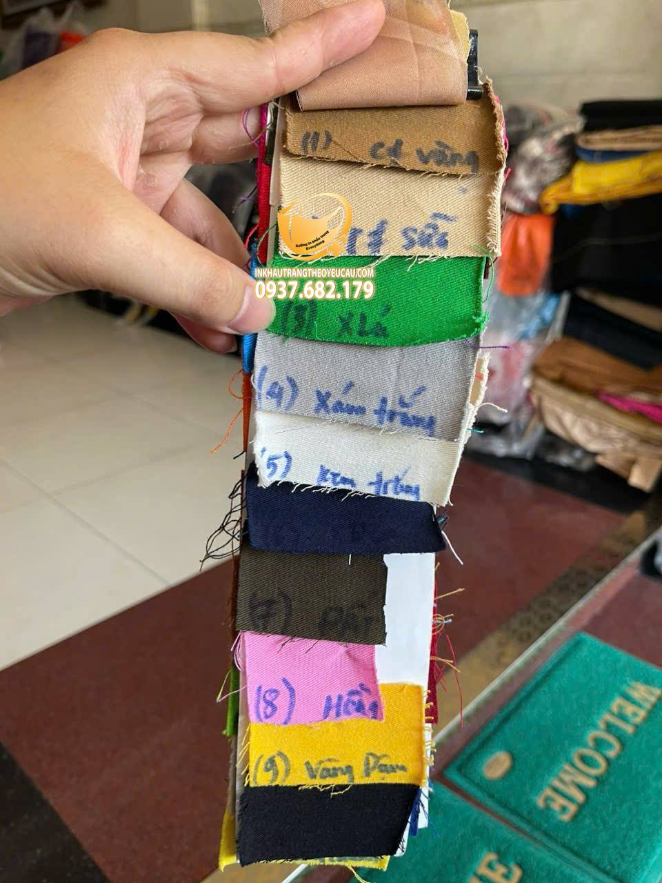 Bảng màu nón Xưởng May Everything 2