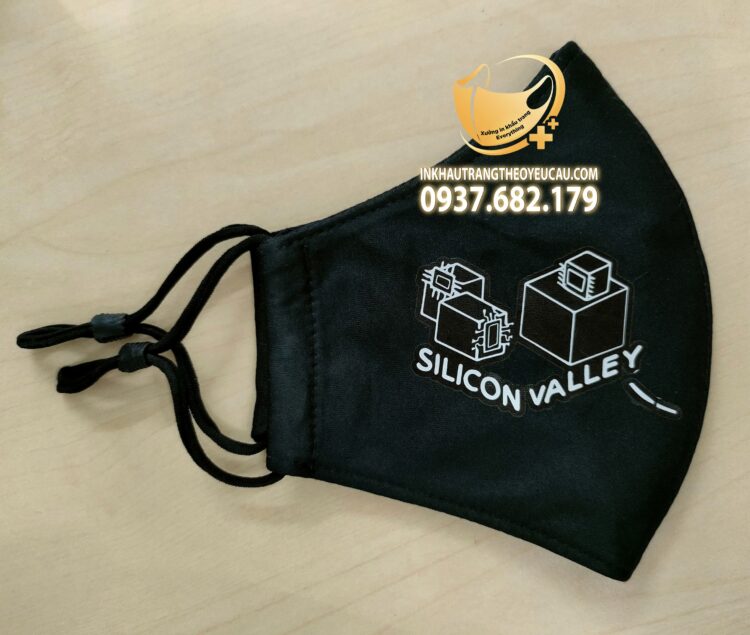 Khẩu trang vải in logo Silicon Valley Đà Nẵng tại TPHCM