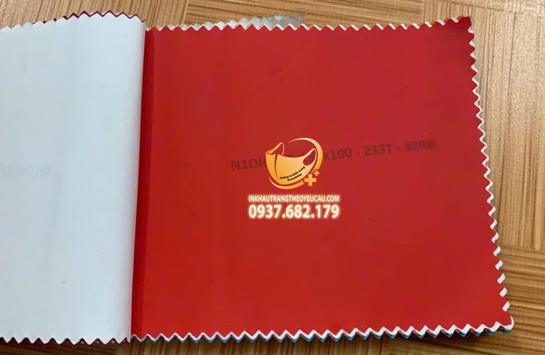 bảng màu vải áo mưa xưởng may everything số 14