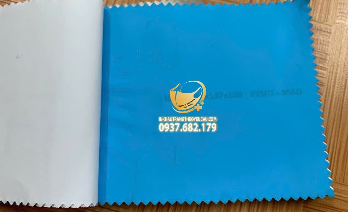 bảng màu vải áo mưa xưởng may everything số 15