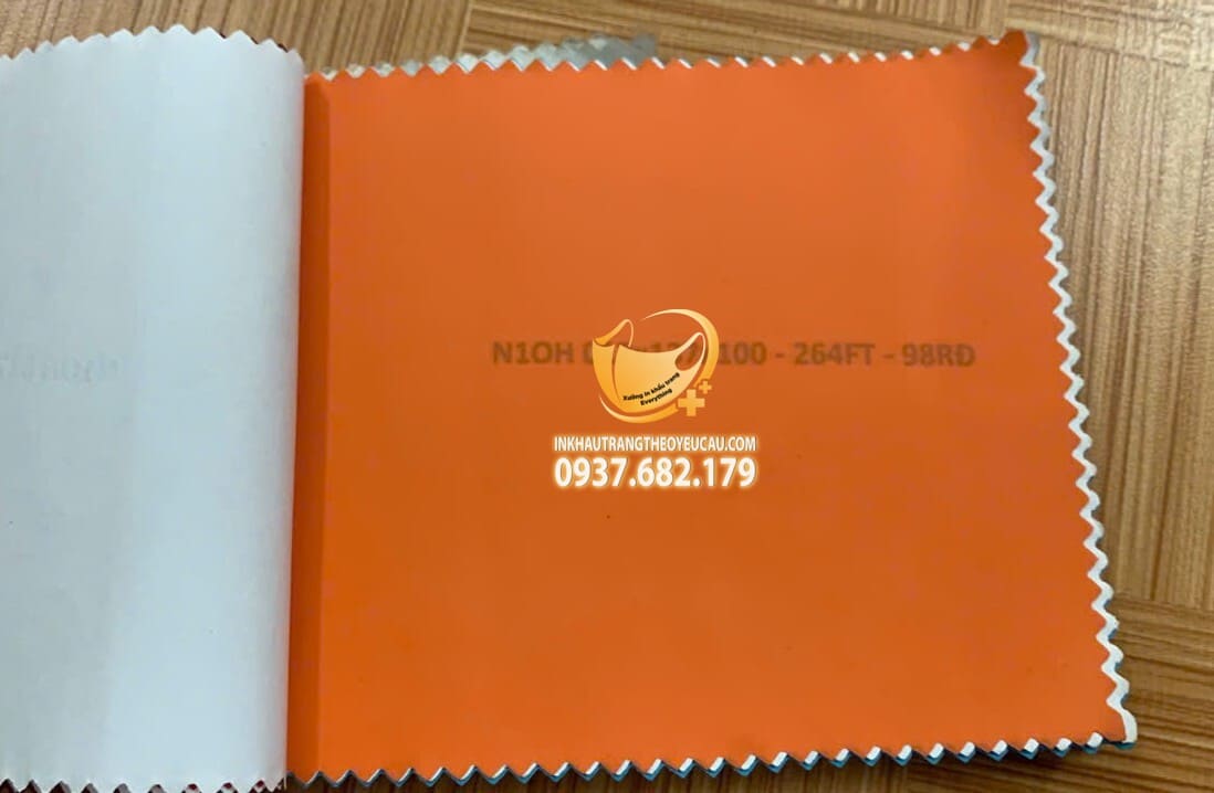 bảng màu vải áo mưa xưởng may everything số 16