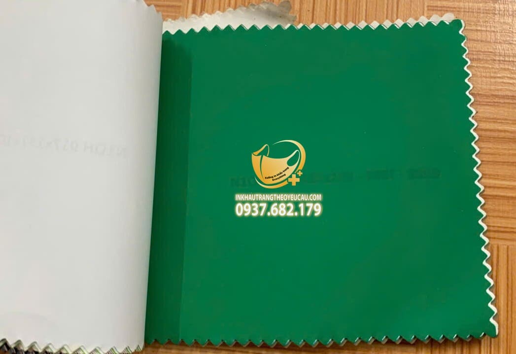 bảng màu vải áo mưa xưởng may everything số 8