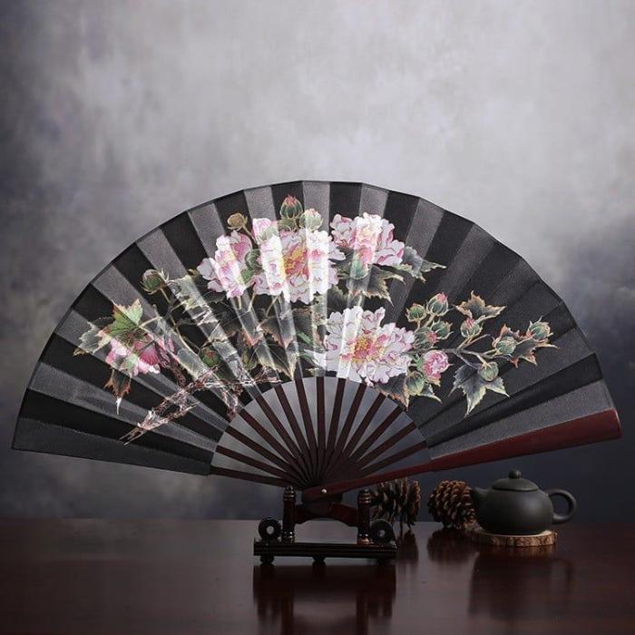 Quạt vải cotton nan tre