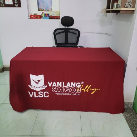 In Khăn Trải Bàn Logo